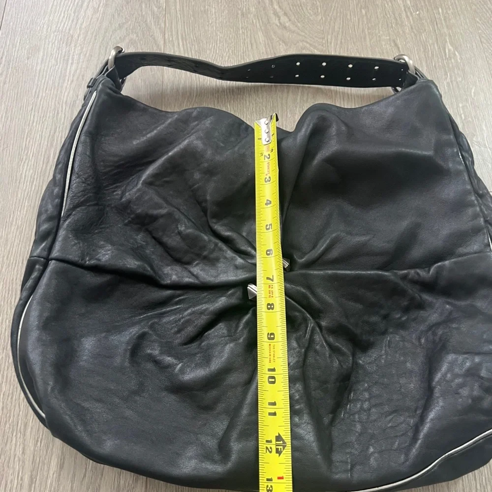 Black Leather Women's Bag - Picture 8 of 10